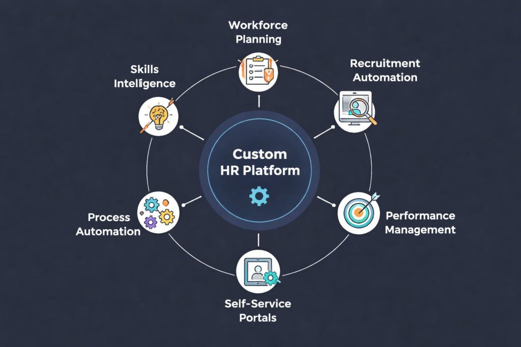 Core Capabilities of Custom HR Software Solutions