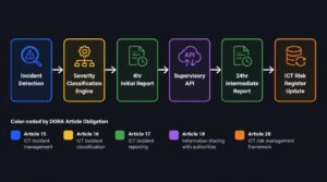 DORA Compliance Architecture Flow